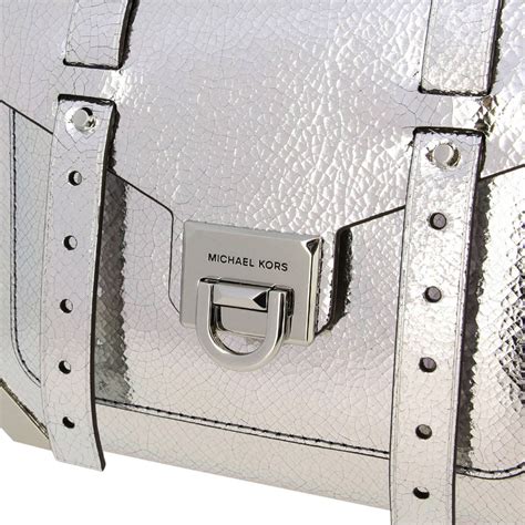 michael kors sack|michael kors manhattan silver bag.